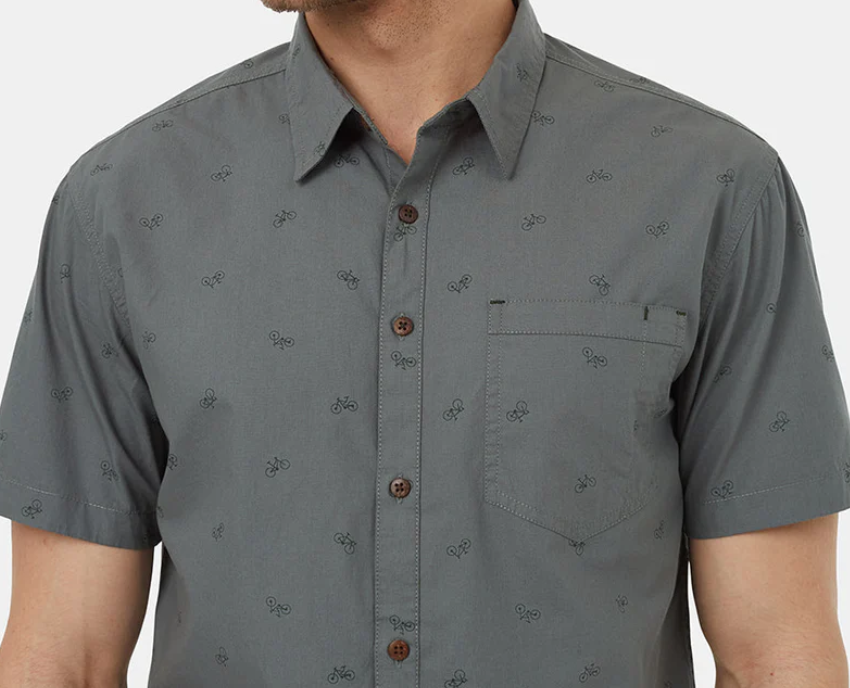 Tentree Bike Around Short Sleeve Shirt