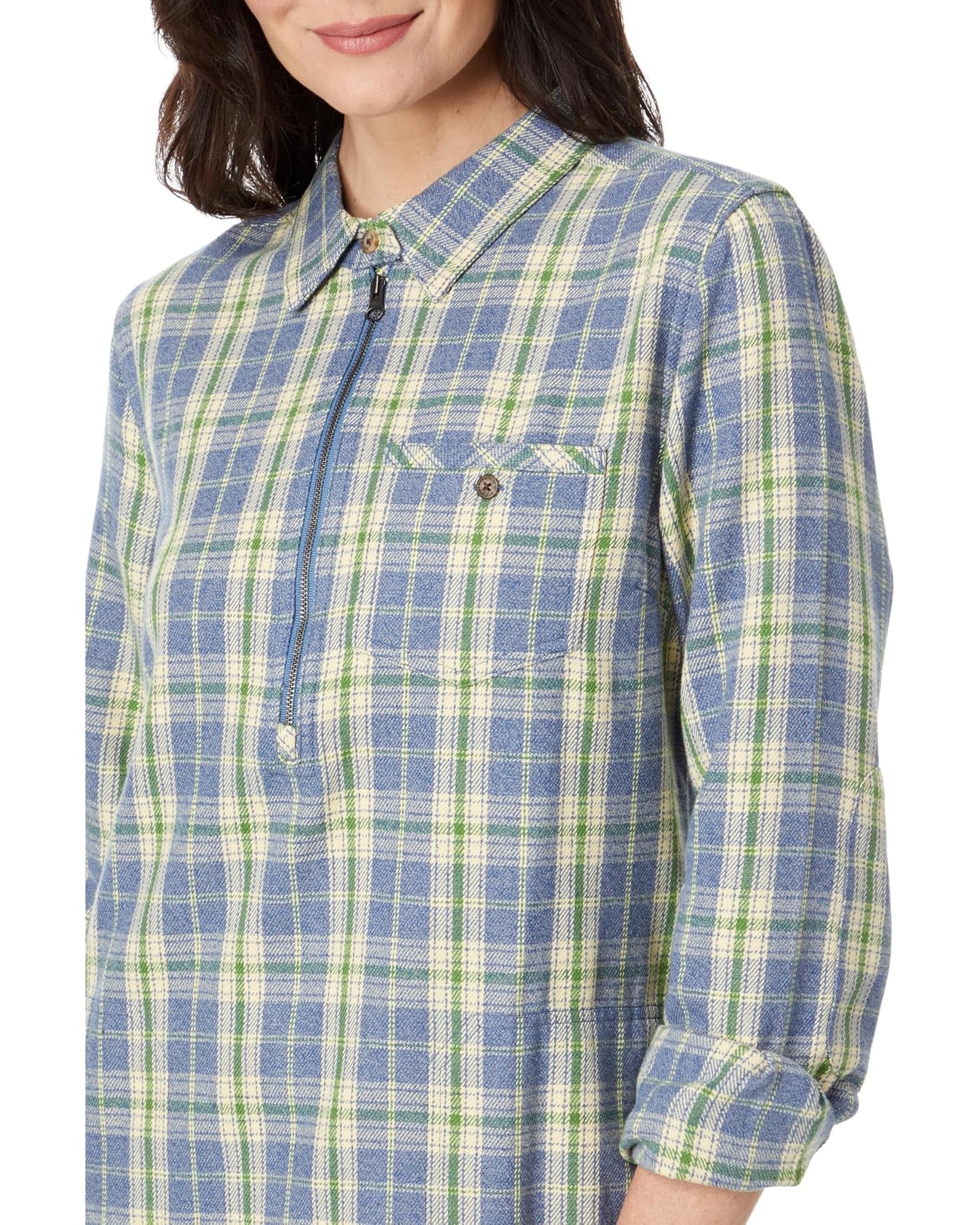 Toad & Co Bodie 1/4 Zip Long Sleeve Dress