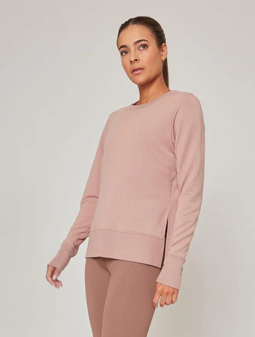MPG Sport Serene Side Slit Pullover
