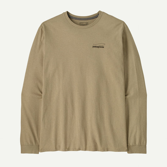 Patagonia Long Sleeve Casting Logo Responsibili - T