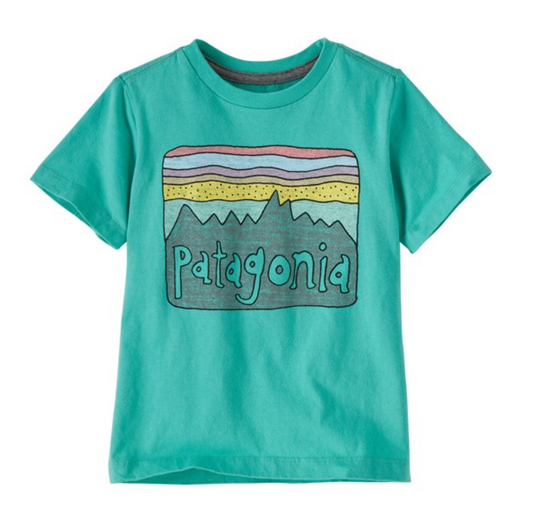 Patagonia Baby Regenerative Organic Cotton Fitz Roy Skies T shirt