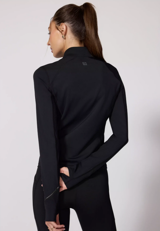 MPG Vital Mixed Media Fitted Long Sleeve 1/4 Zip