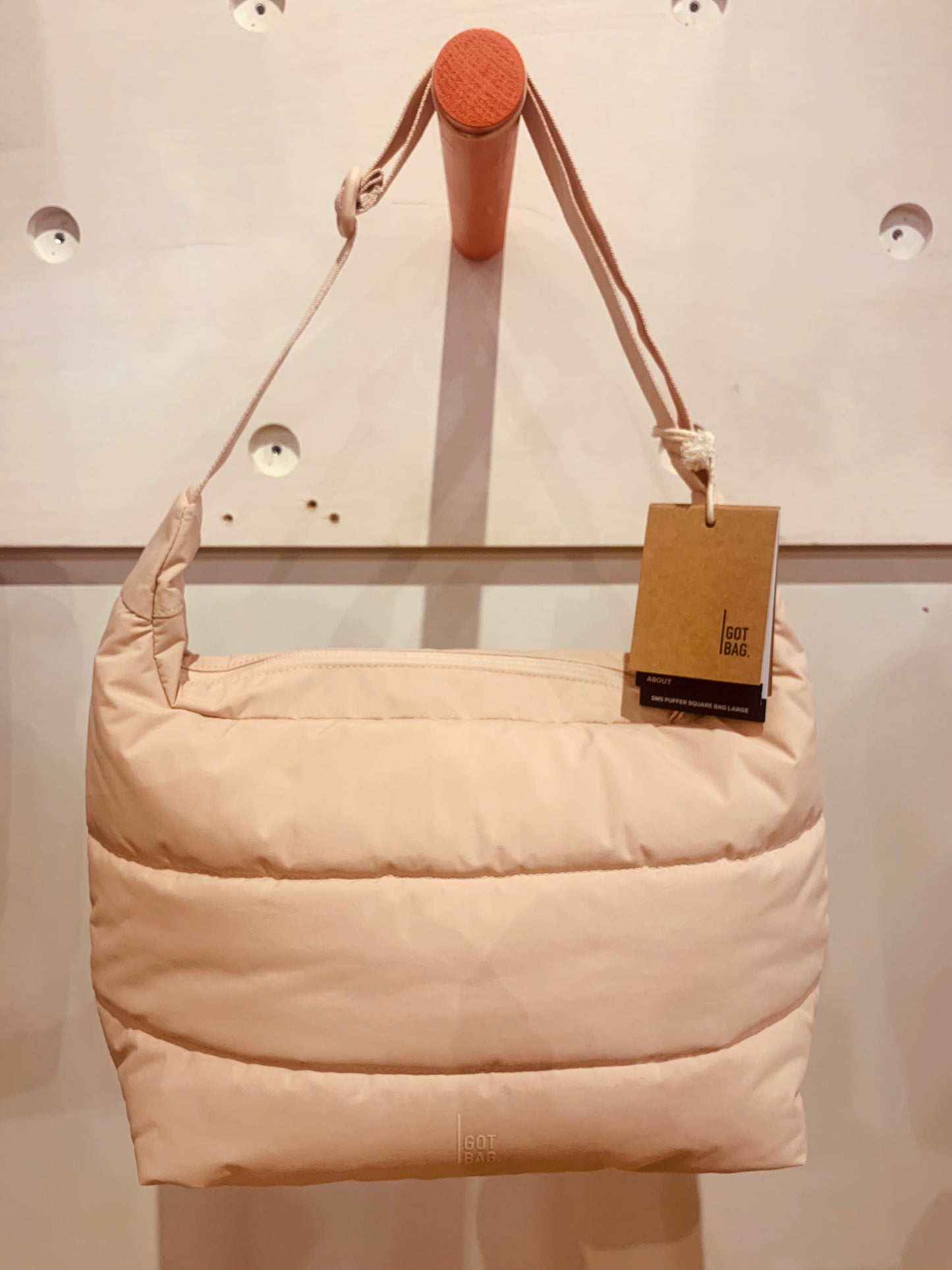 Got Bag Puffer Square Bag - Monochrome Pearl