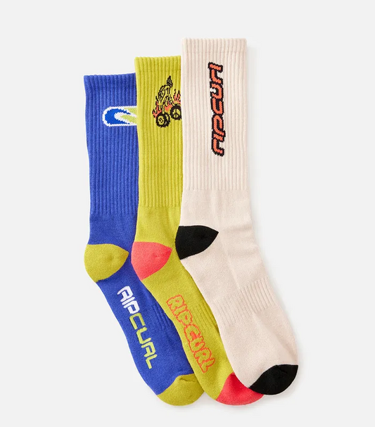 Rip Curl Retro Crew Sock - 3 Pack