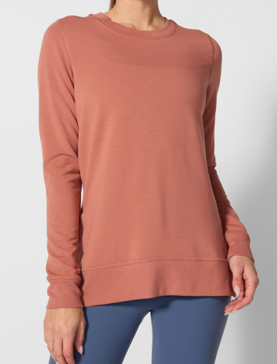 MPG Sport Serene Side Slit Pullover