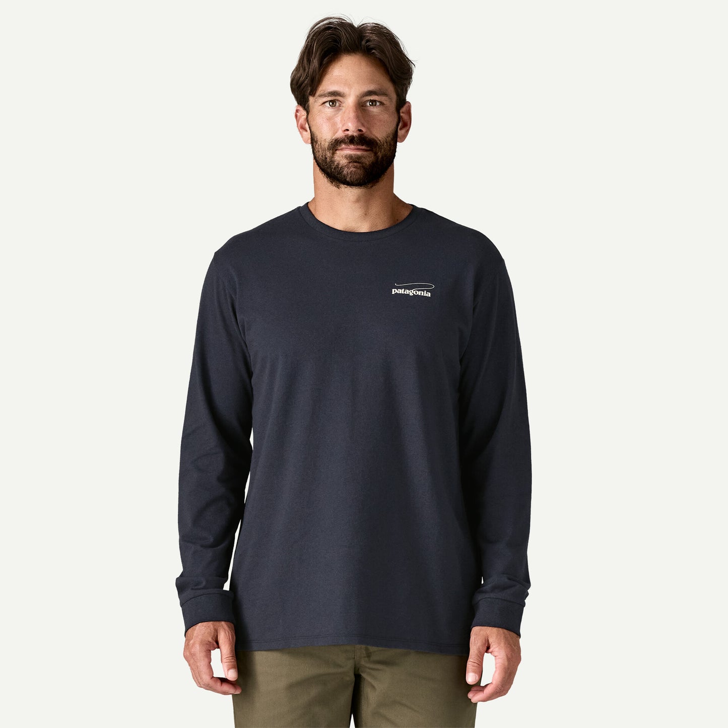 Patagonia Long Sleeve Casting Logo Responsibili - T