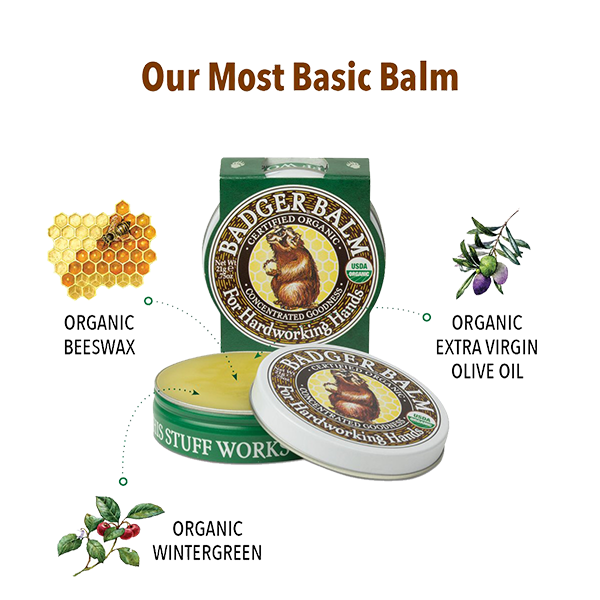 Badger Balm for Hard Working Hands