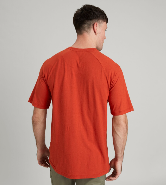 Kathmandu Hot Daze Hemp Henley Short Sleeve Shirt