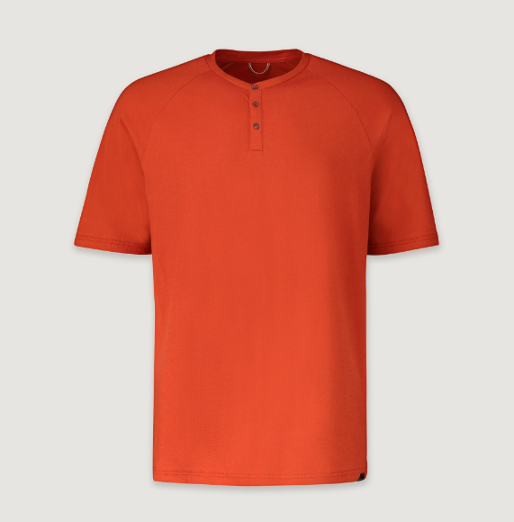 Kathmandu Hot Daze Hemp Henley Short Sleeve Shirt