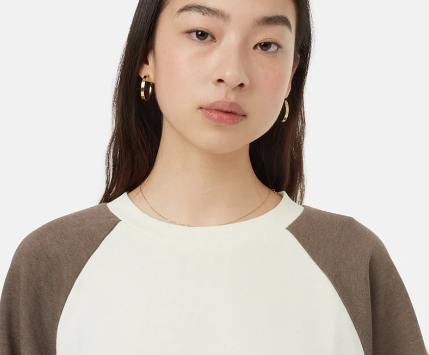 Tentree Tree Fleece Oversized Raglan Crew