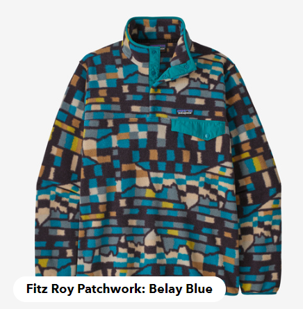 Patagonia Light Weight Synchilla Snap Pull Over