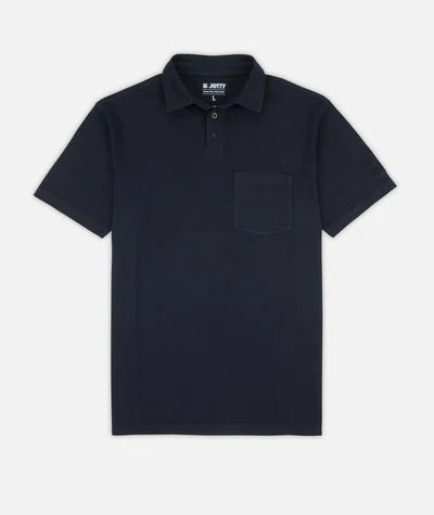jetty Knoll Polo Navy Blue with pocket