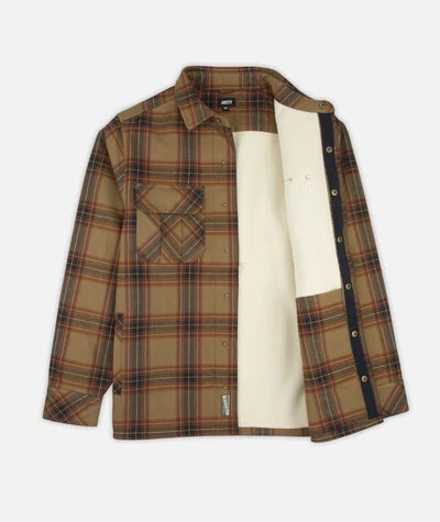 A brown checkered lined jacket from Jetty
