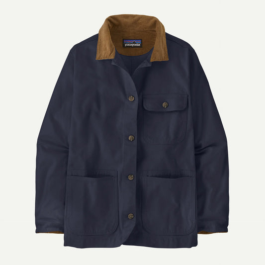 Patagonia Point Reyes Canvas Jacket women's canvas jacket with corduroy collar.