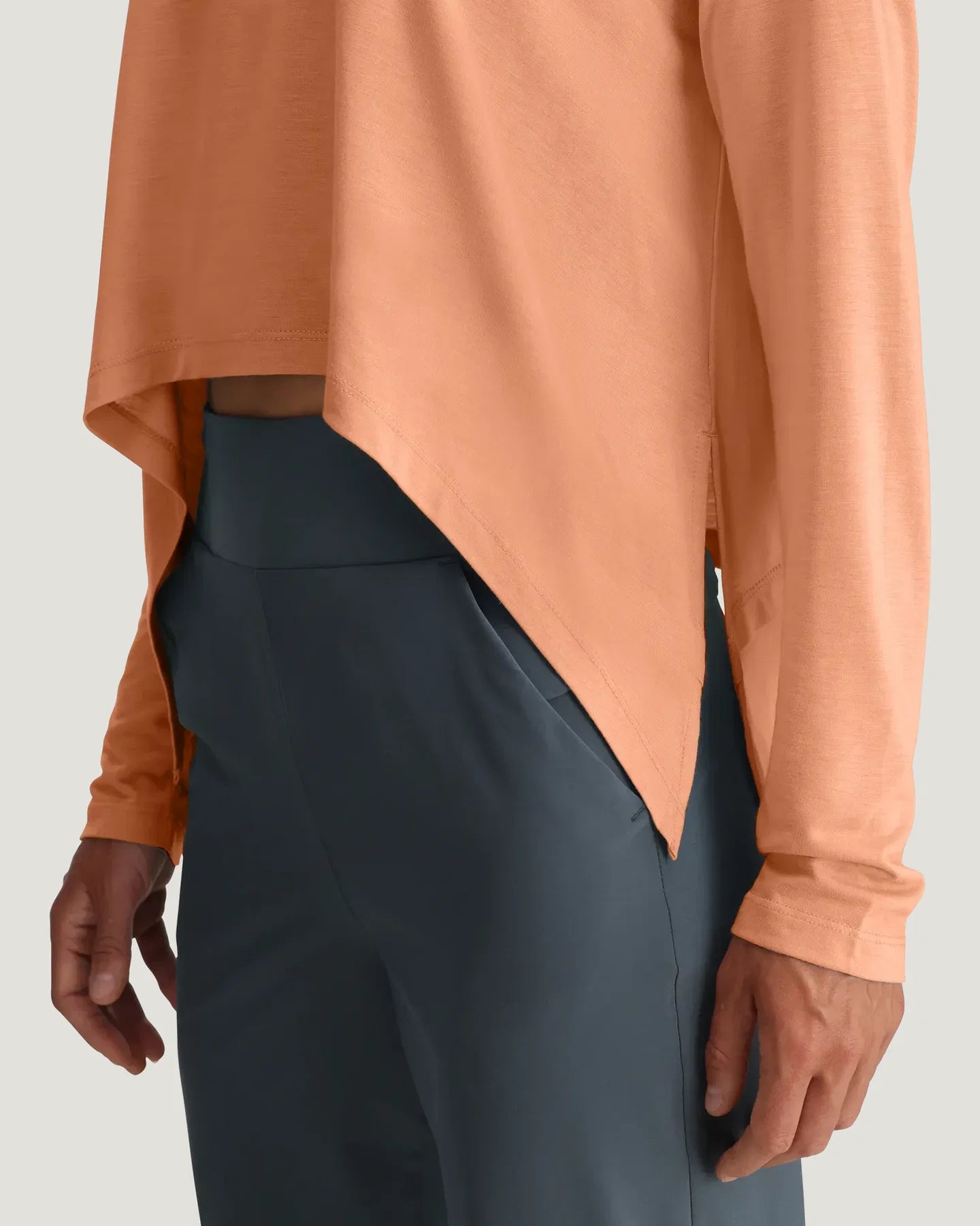 Free Fly Bamboo Lightweight Cropped Long Sleeve