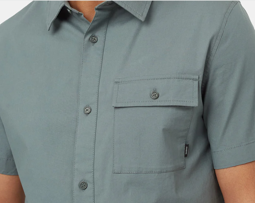 Tentree Eco Stretch Cotton Short Sleeve Shirt