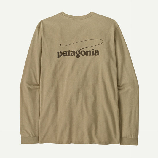 Patagonia Long Sleeve Casting Logo Responsibili - T