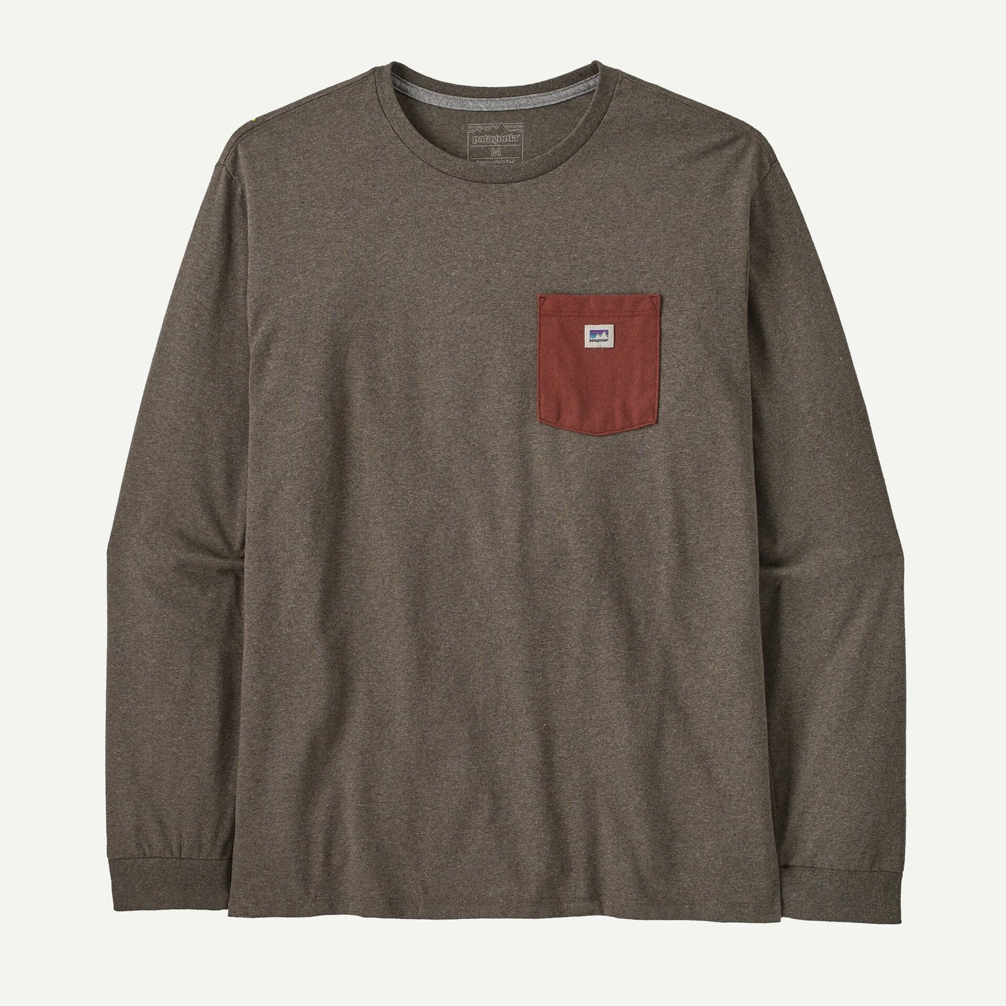 Patagonia Long Sleeve Shop Sticker Pocket Responsibili-Tee