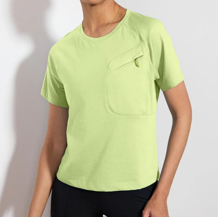 MPG Sport Achieve Mesh Panel Tee with Chest Pocket