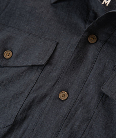 Jetty Supply Noah Long Sleeved Linen Shirt