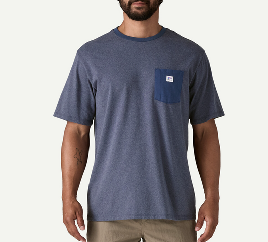 Patagonia Shop Sticker Pocket Responsibili Tee
