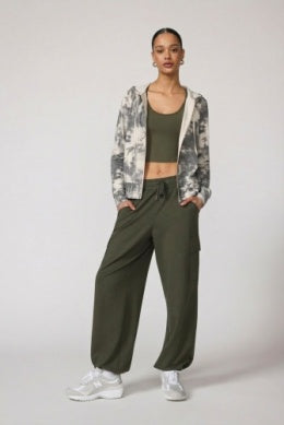 MPG Sport Shibori Cozy Fleece Full Zip