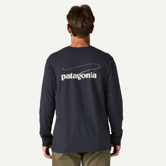 Patagonia Long Sleeve Casting Logo Responsibili - T