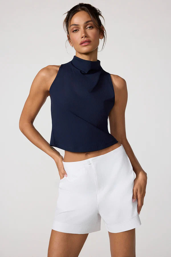 MPG Ribbed Mock Neck Tank