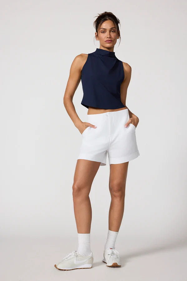 MPG Ribbed Mock Neck Tank