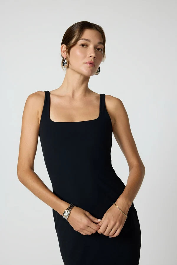 MPG Cloud Dress with Slit and Support