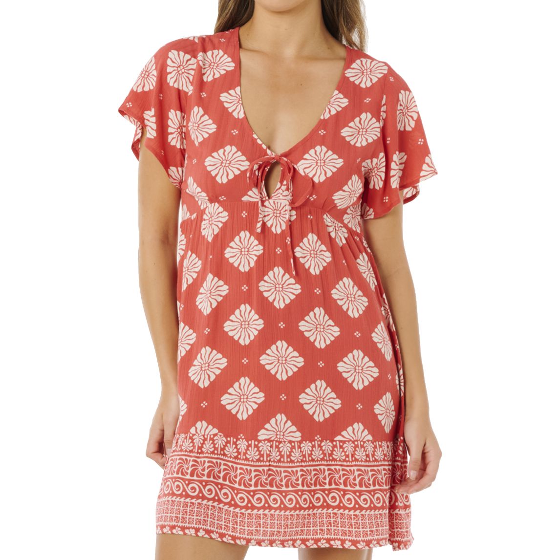 Rip Curl Ventura Tiered Short Sleeve Dress