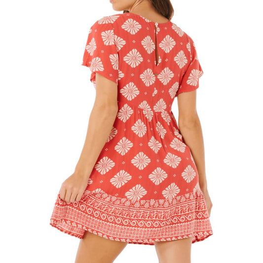 Rip Curl Ventura Tiered Short Sleeve Dress