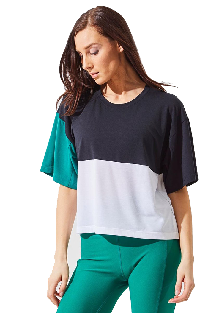 MPG-Sport-Refresh Recycled Polyester Oversized Cropped T Shirt