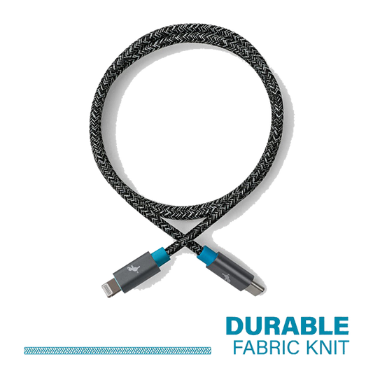 Nimble Power Knit Cable - USB-C to Lightning ( 1m/3.3ft)