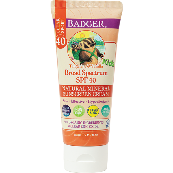 Badger Balm Kids Sport Sunscreen SPF 40