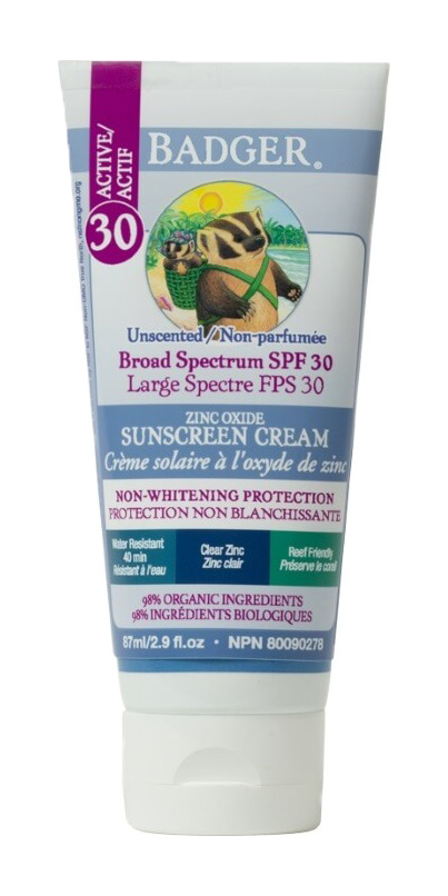 Badger Balm Clear Zinc Active Sunscreen SPF 30