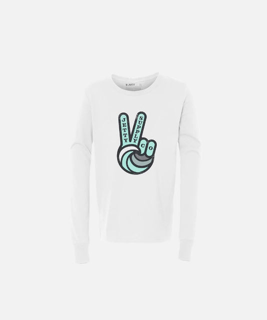 Jetty Supply Grom Peace Youth Long Sleeve Tee